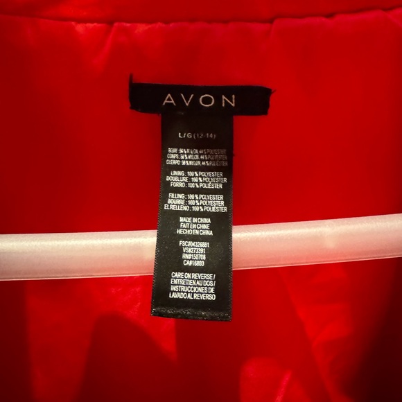 Red Puffy Winter Jacket - Picture 2 of 4